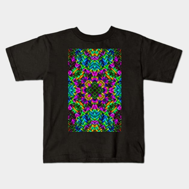 China Town Mandala Kids T-Shirt by rihojo